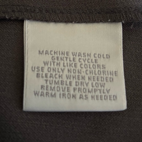 Worthington Women's Dressy Strait Leg Pants in Taupe/Grey - Picture 8 of 8